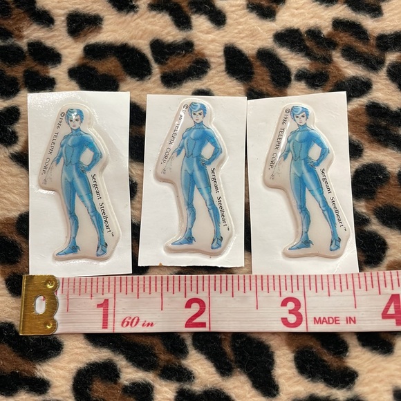1986 SILVERHAWKS 💙 Vintage Puffy Sticker Cartoon 80s Kenner Collectible Telepix - Picture 10 of 17